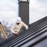 Roof repairs in Ballina showing damaged tiles and ridge caps on a Northern Rivers NSW home